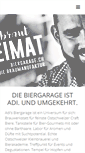 Mobile Screenshot of biergarage.ch